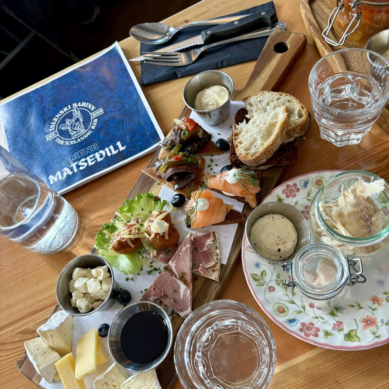 An adventurous and memorable meal in Reykjavik, Iceland involving fermented shark, roaming lamb, and fish jerky. Iceland was Amanda and Brian's first international trip together.