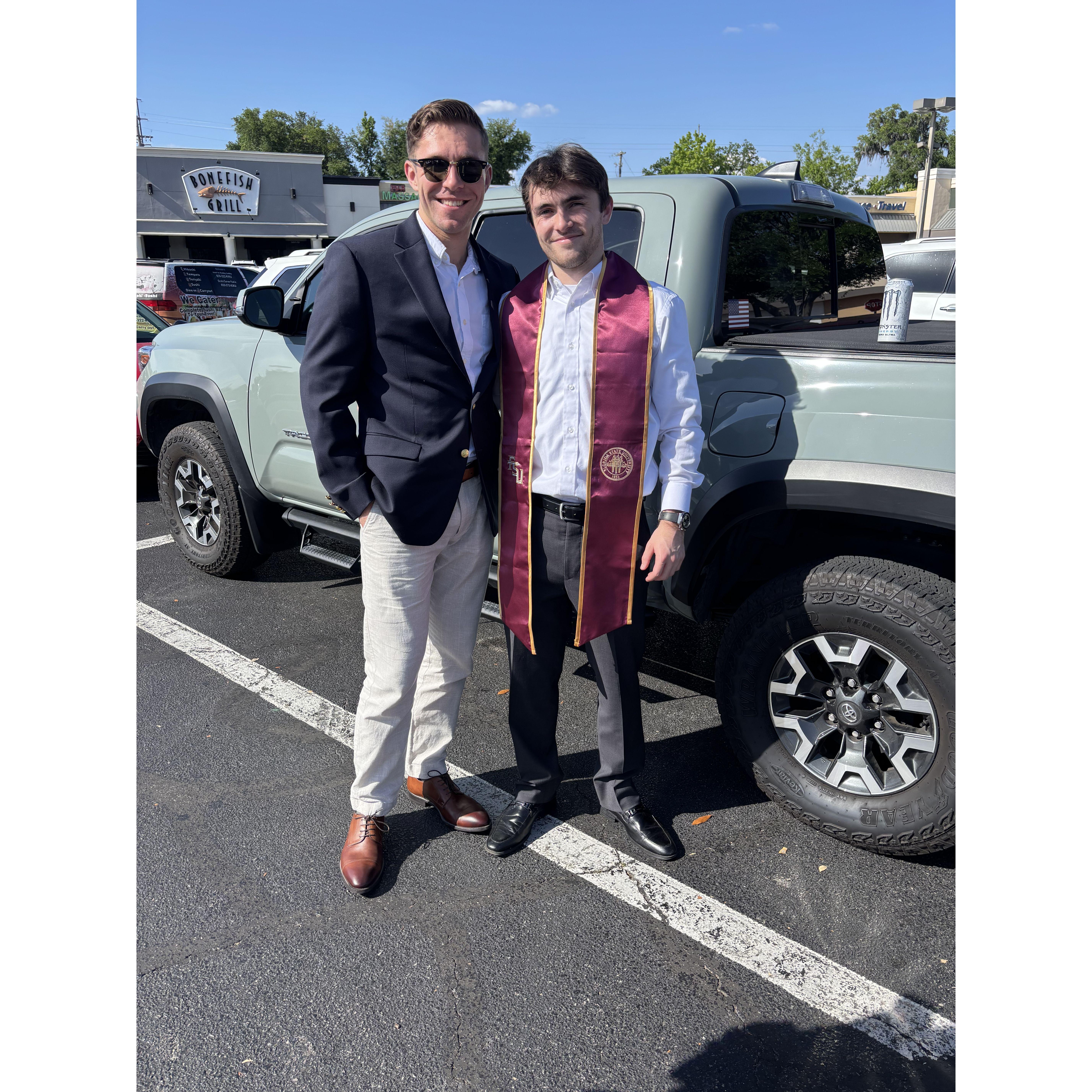 Chris’s college graduation May 2025