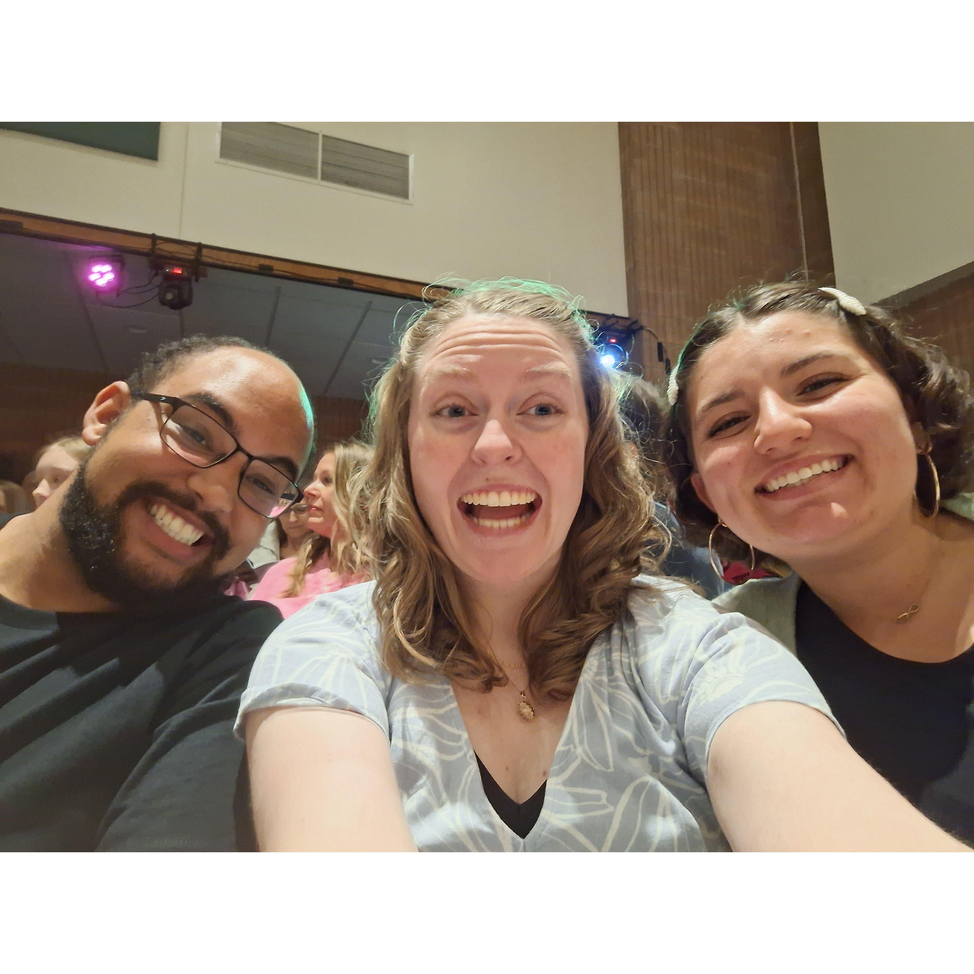 Many theatre trips with friends!