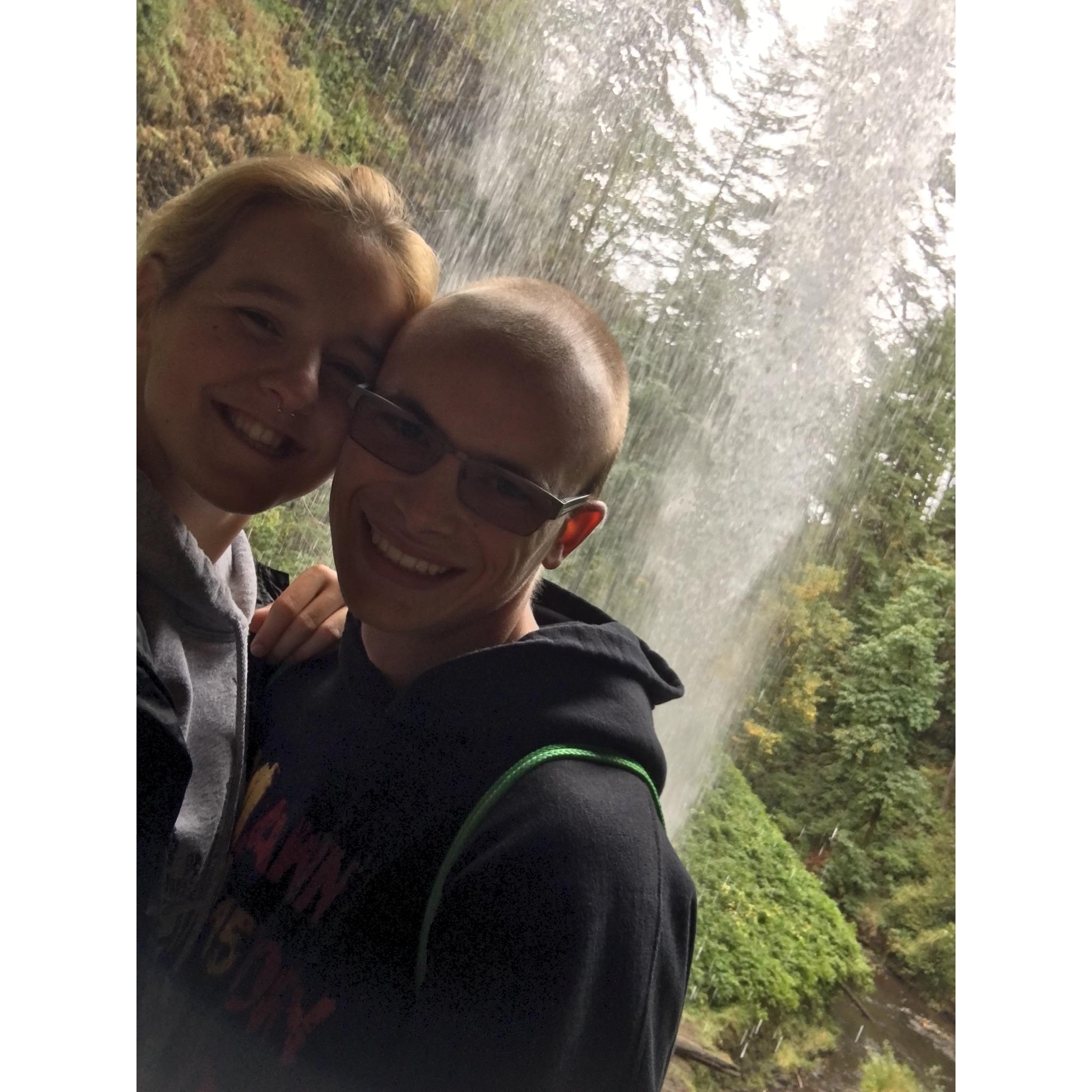 First time both of us had been to Silver Falls!