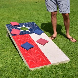 12-Piece State Flag Cornhole Game Set, Regulation Size