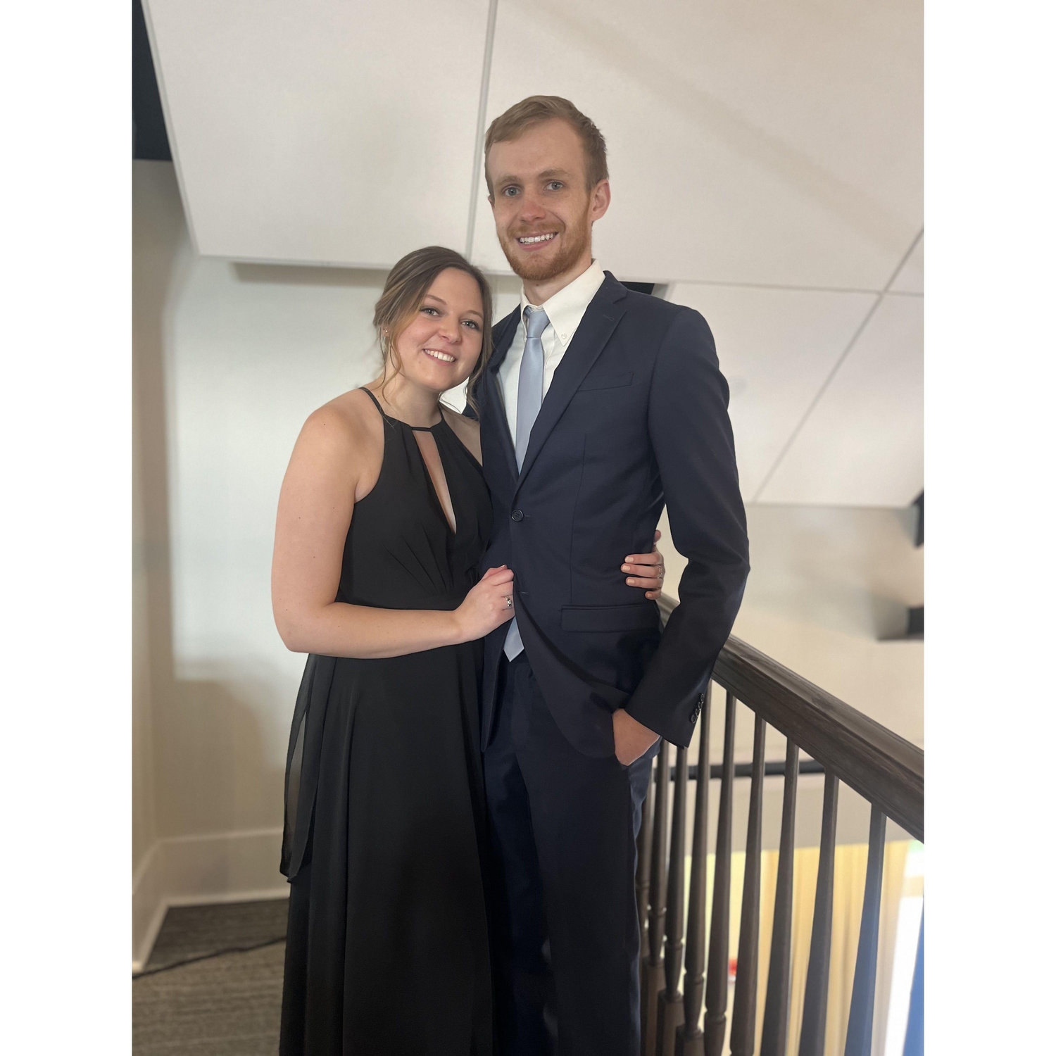 One of the first weddings we attended together!