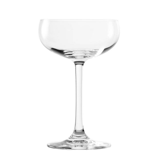 Set of 6 Coupe Champagne 7.75oz Saucers - Stolzle Lausitz