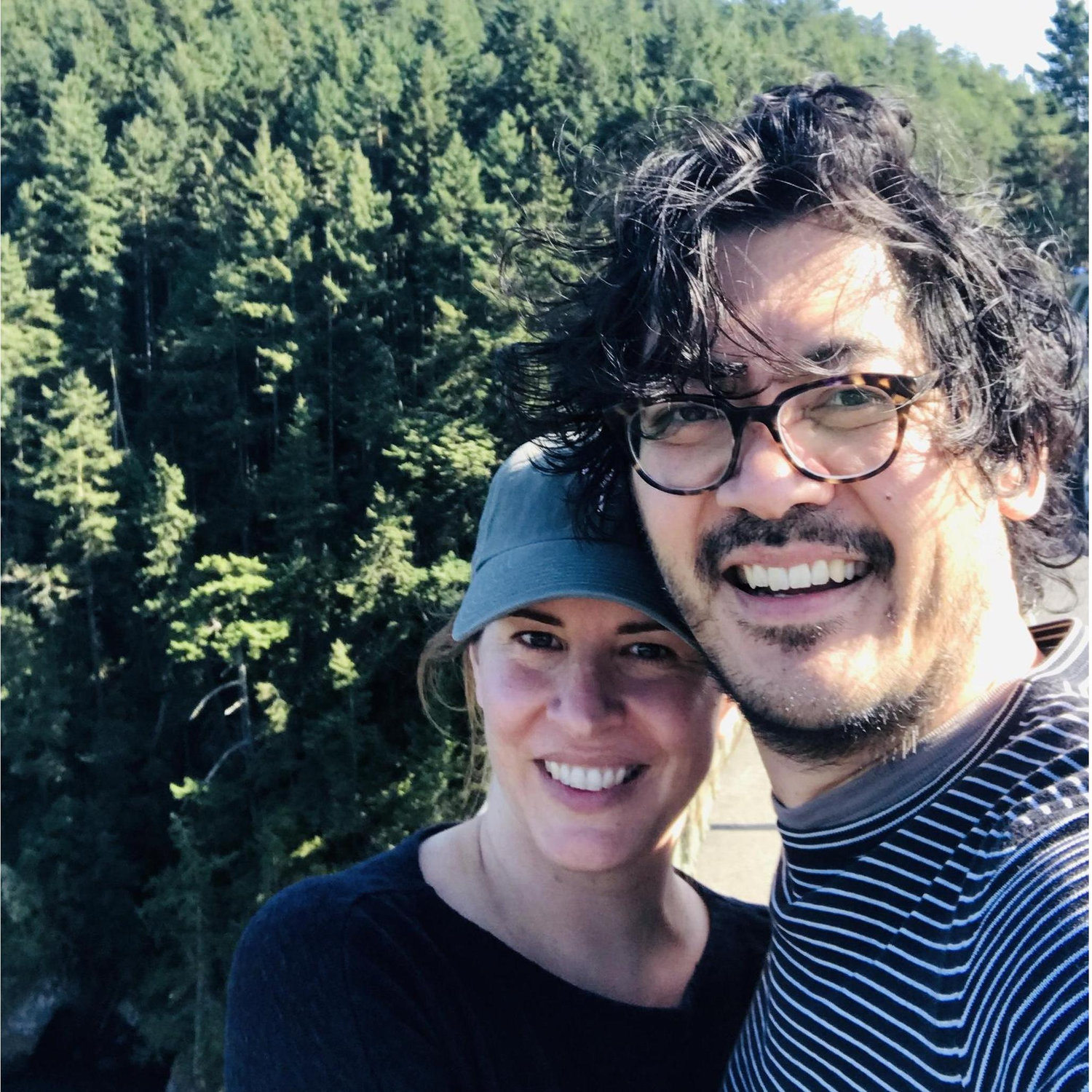 We took a day trip to Whidbey Island so I could show Michael all my favorite places. This is us at Deception Pass.