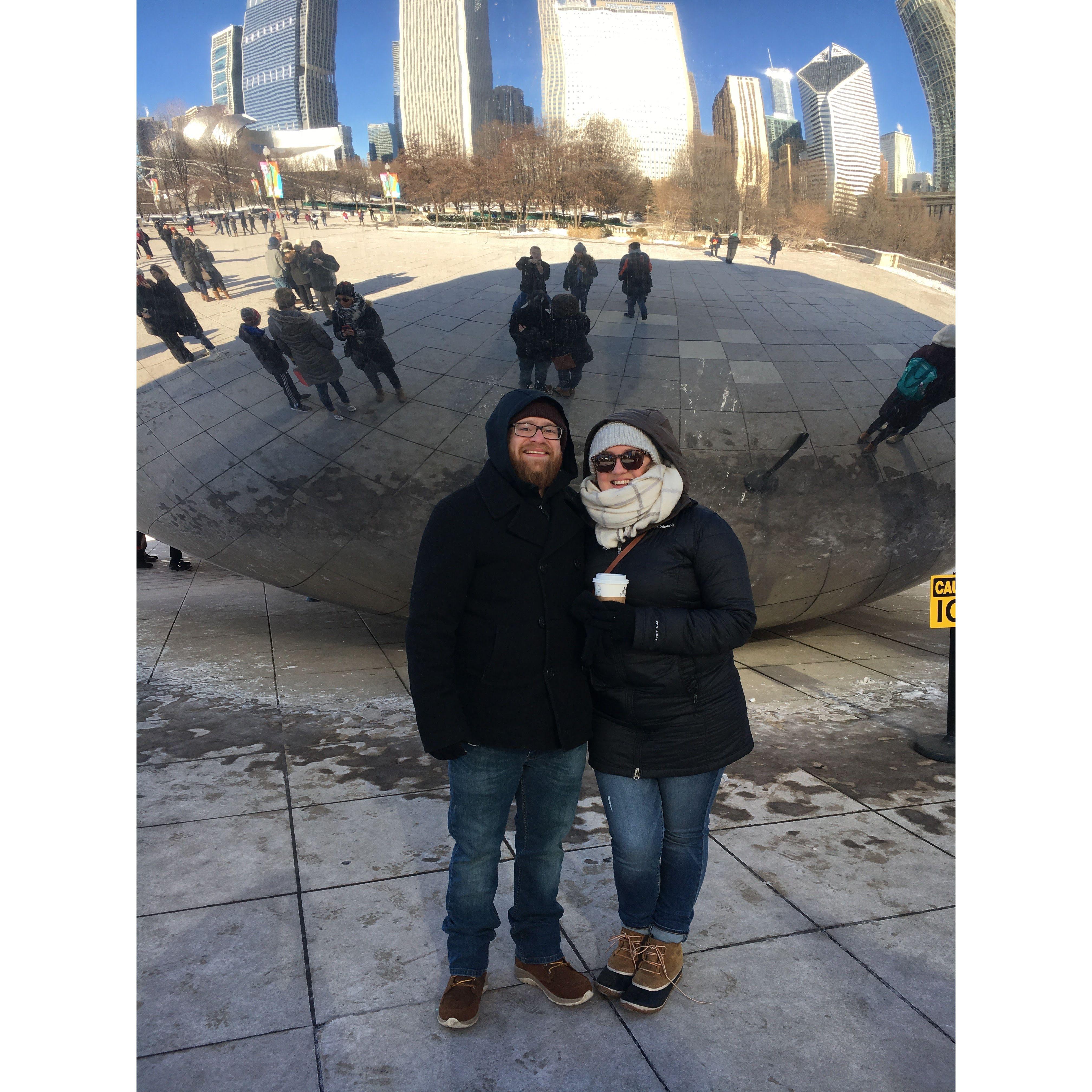 2017- Our first trip to Chicago together.