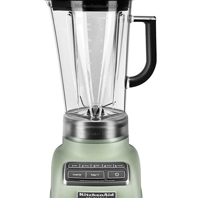 KitchenAid RKSB1570PI 5-Speed Blender with 56-Ounce BPA-Free Pitcher - Matte Pistachio (Renewed)