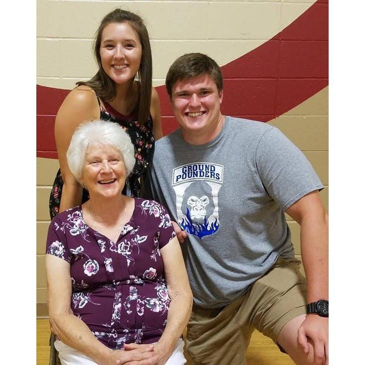 Taylor and Haley with Grandma Sitze