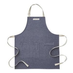 Williams Sonoma Chambray Apron, Navy Blue