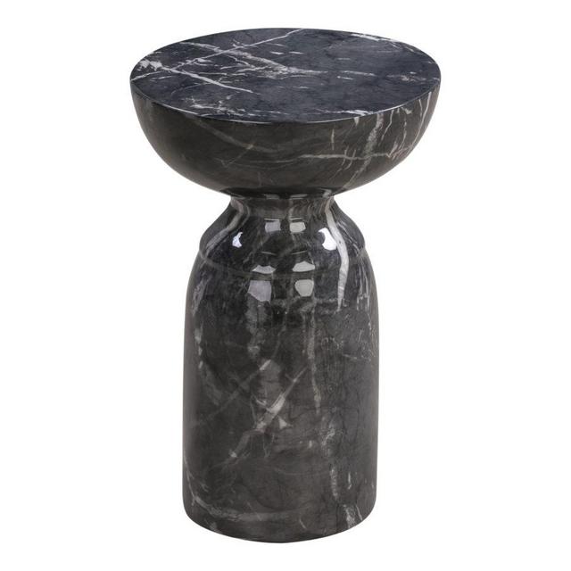 Rue Black Marble Side Table