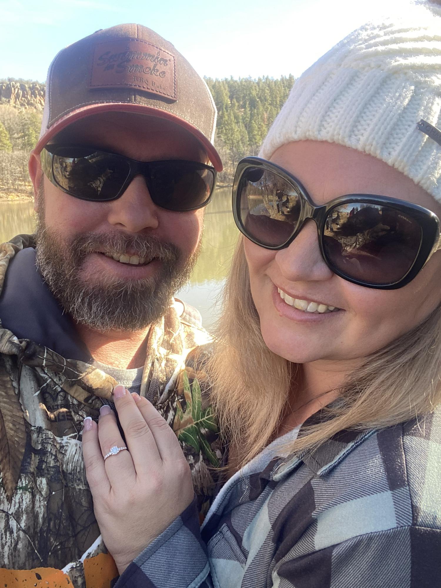 Our proposal selfie!