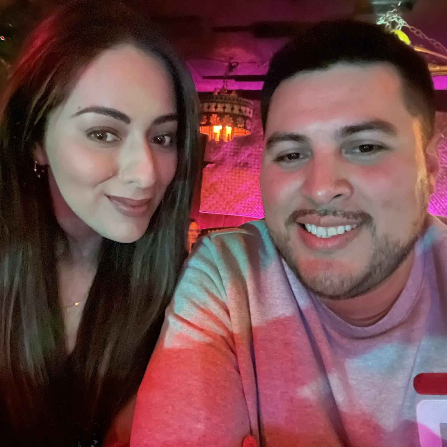 "At the end of 2022, we reunited after years apart—pupusas, live music at a brewery, thrifting Luis's shirt for Kasa, and karaoke to top it off!"