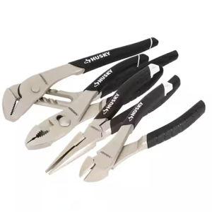 Husky 4-Piece Plier Set