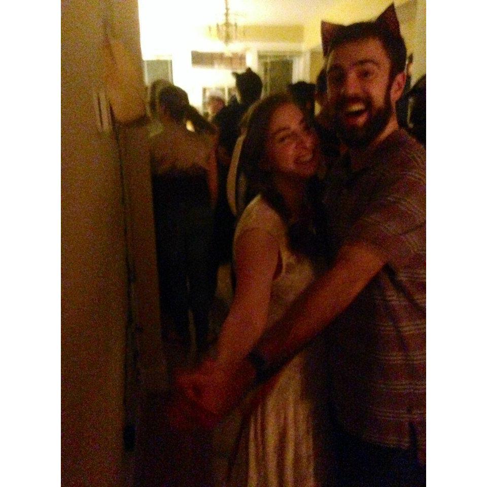 Our first dance.  Halloween 2014.