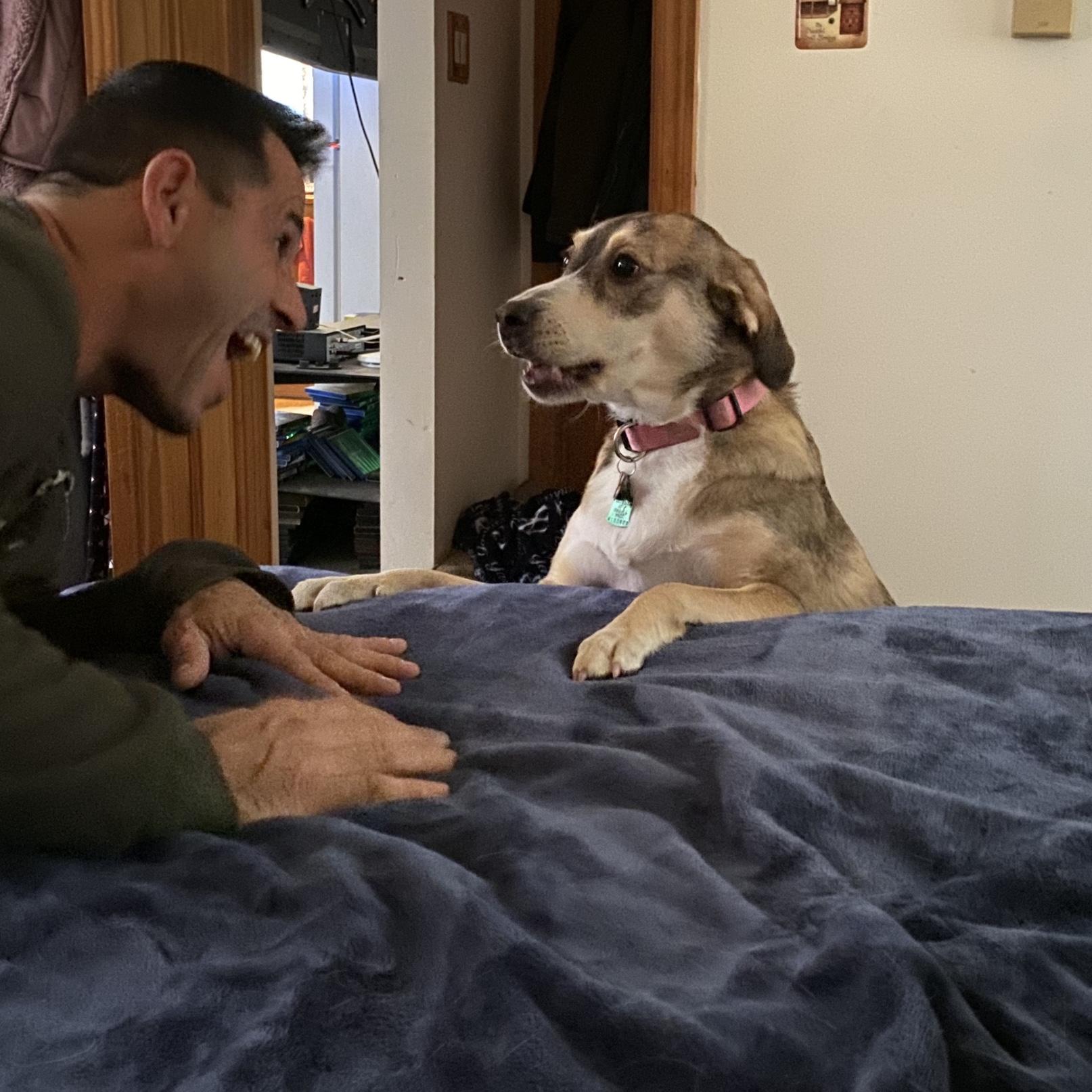 Zoey arguing with Daddy ❤️