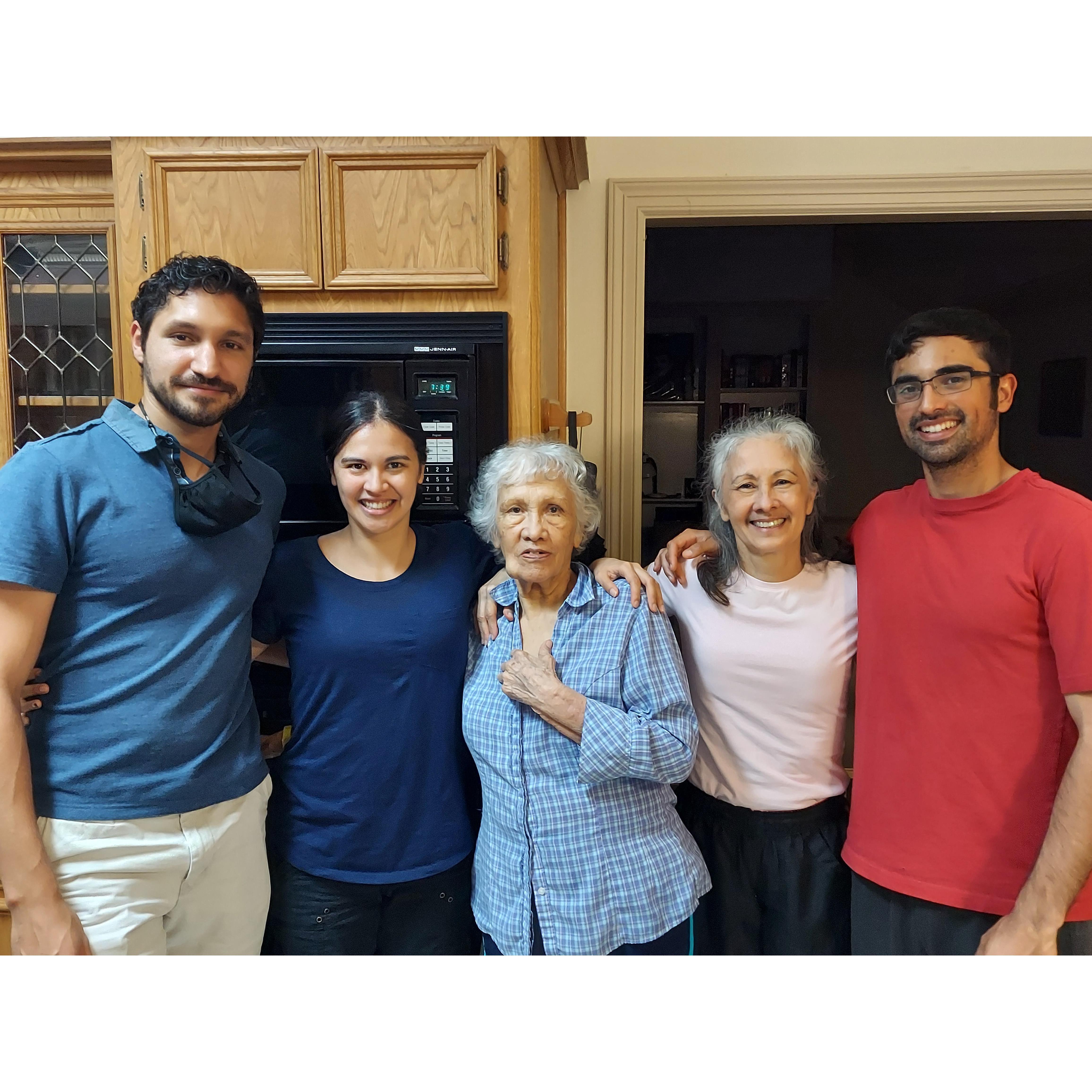 One more blessing in celebrating birthdays in the Santos household with Grandma Tina.