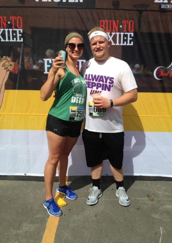 Our first 5k at Exile Brewing, June 2016