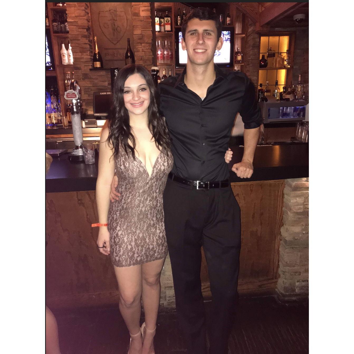 Taylor's college Kickline formal