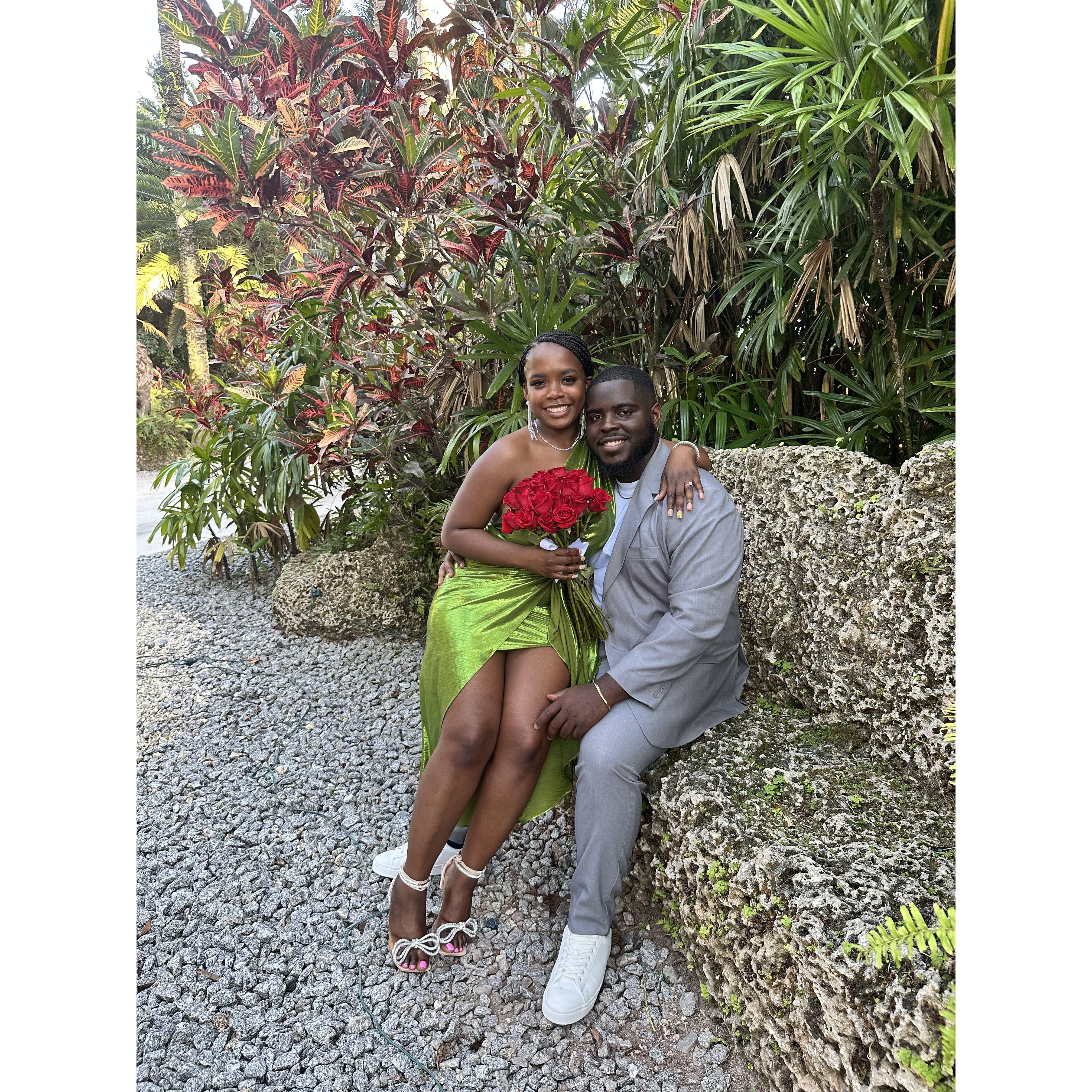 When she said "YES!"