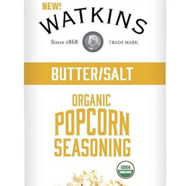 Watkins Gourmet Organic Butter and Salt Popcorn Seasoning, 5.3 oz