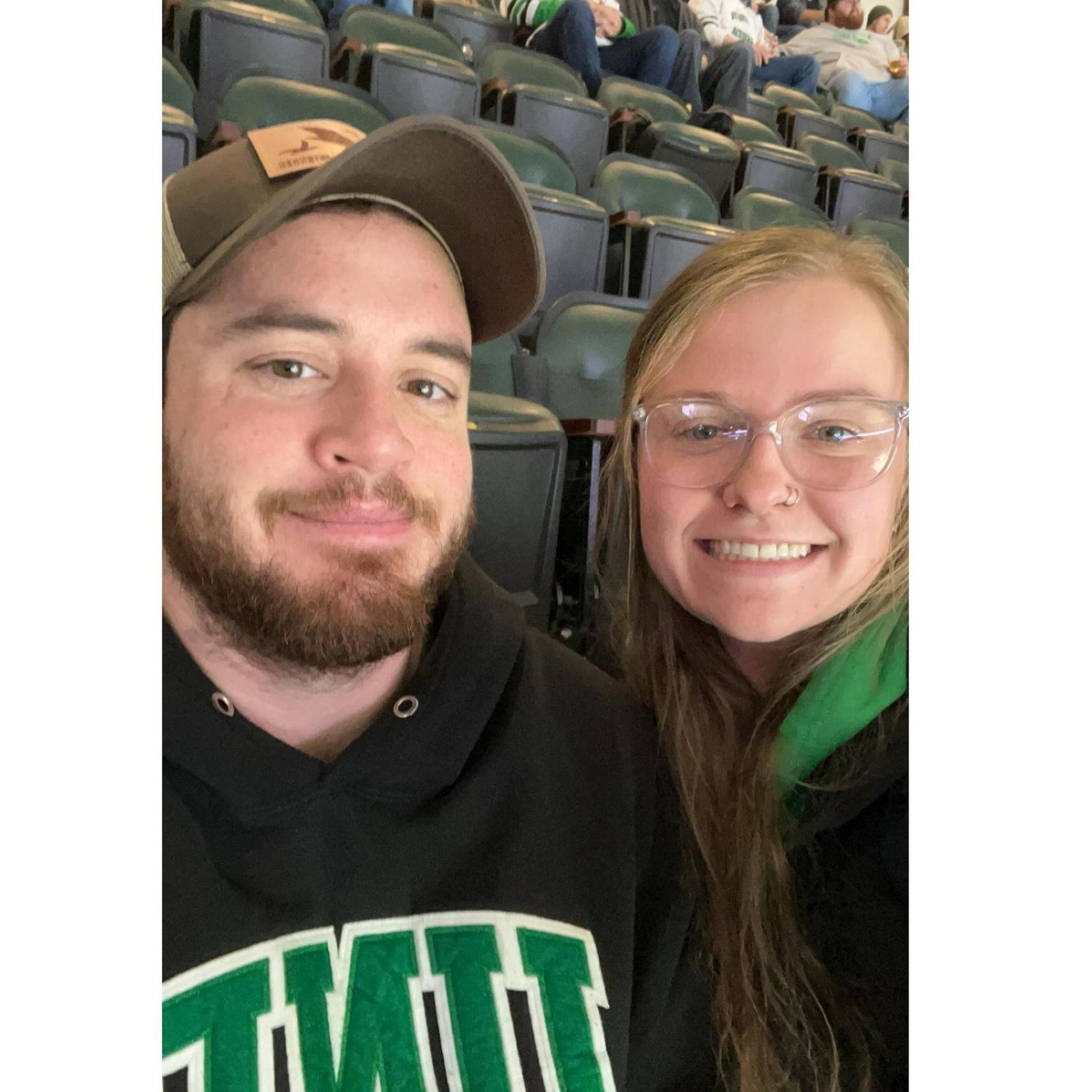 Our first UND hockey game