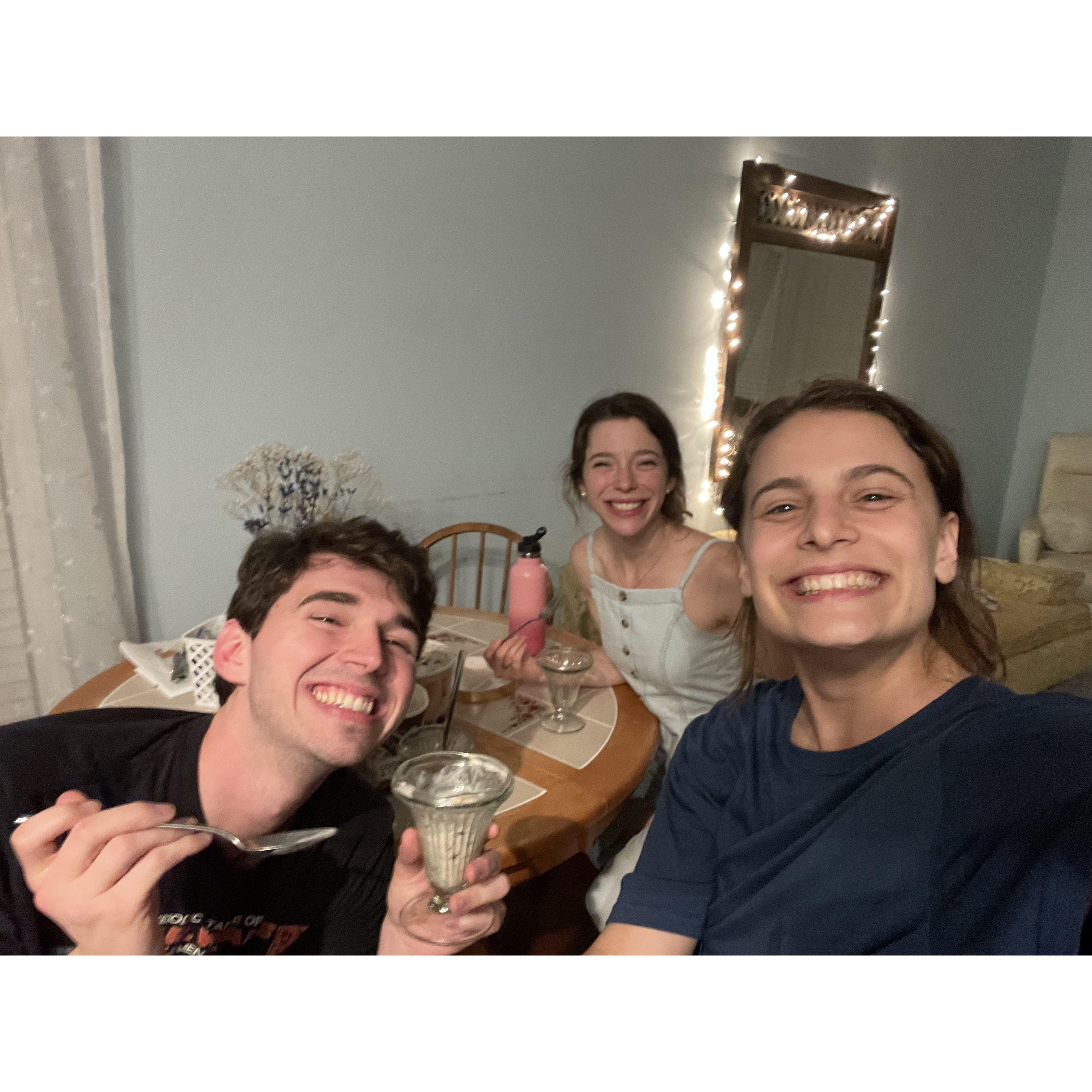 Midnight icecream test: Creamy Creations vs Bluebell