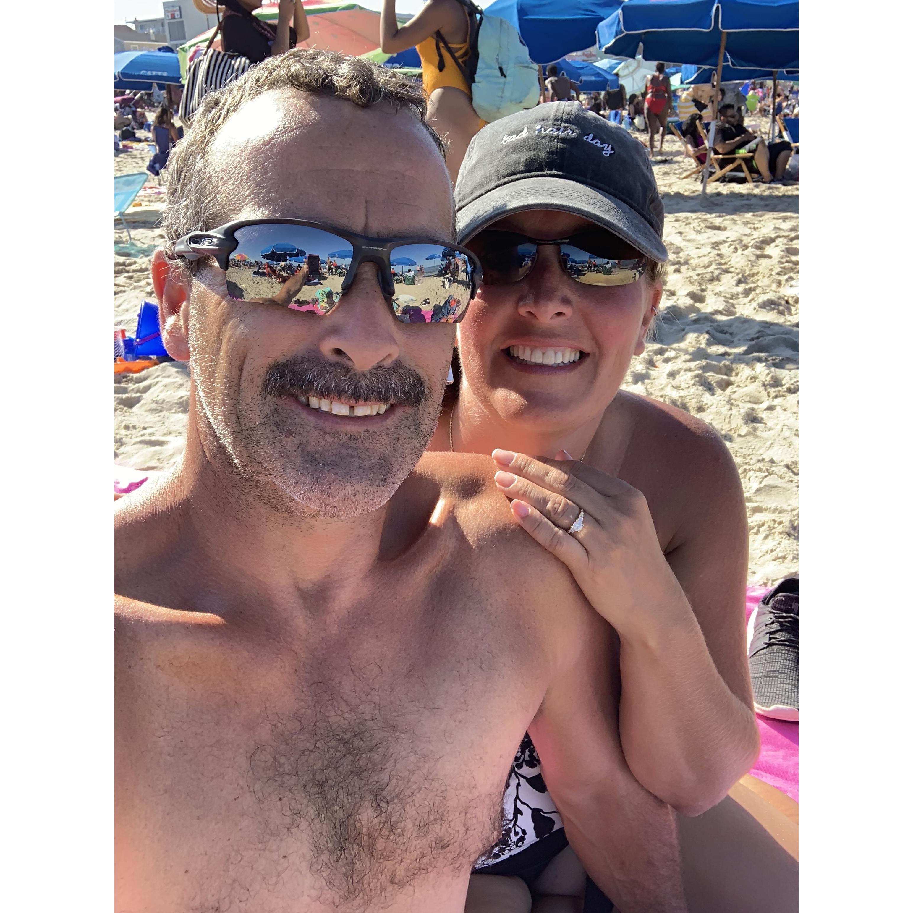 Beach time is a fave!