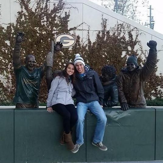 At Lambeau Field in November of 2015!