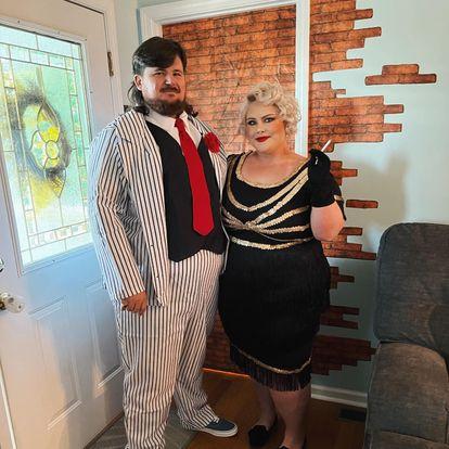Ready to roll at The Wilson's 10th Anniversary Roaring Twenties Murder Mystery Party!
