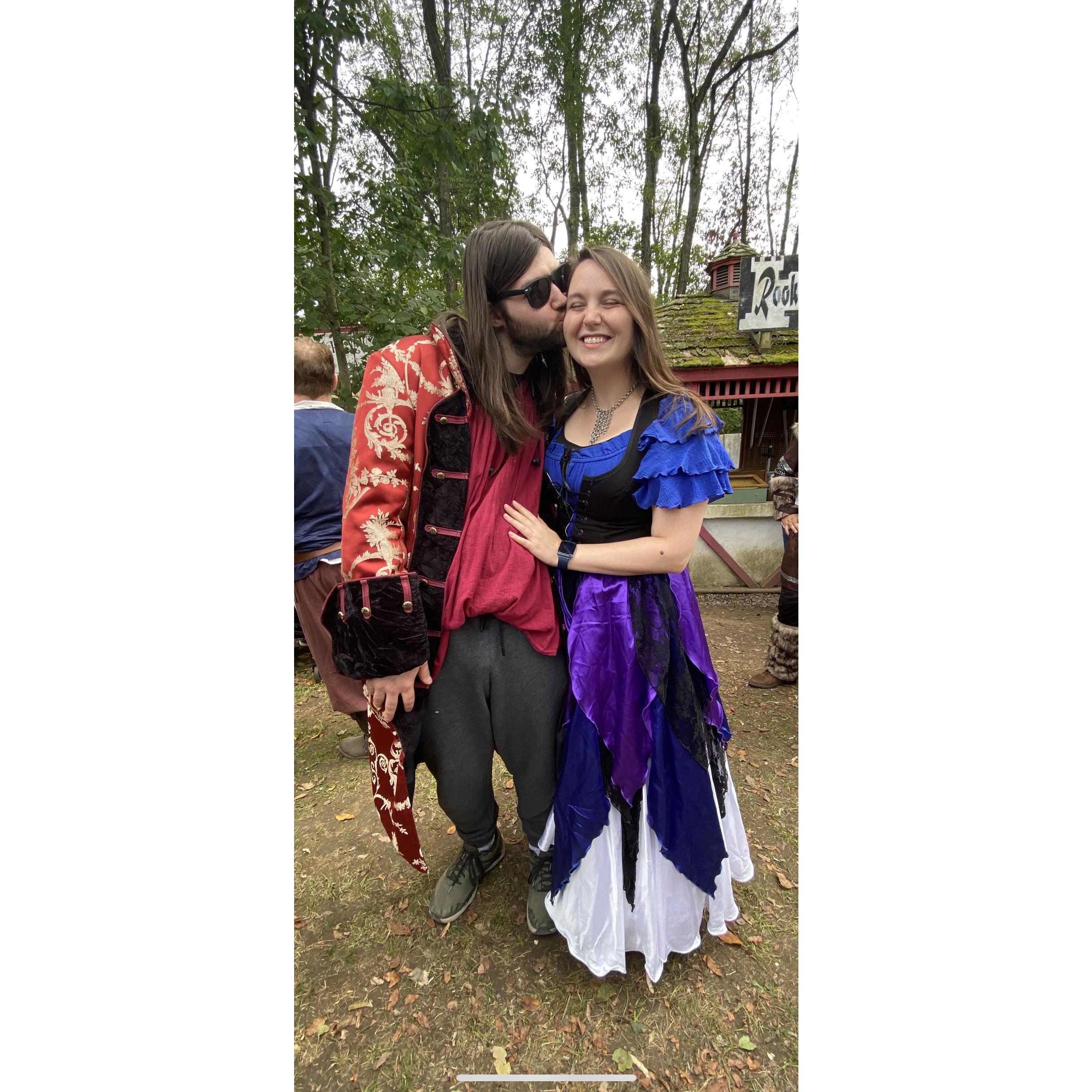 One of our many trips to the Pittsburgh Renaissance Festival!