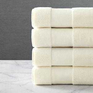 Frontgate Resort Collection Bath Towels Set of Four in Ivory