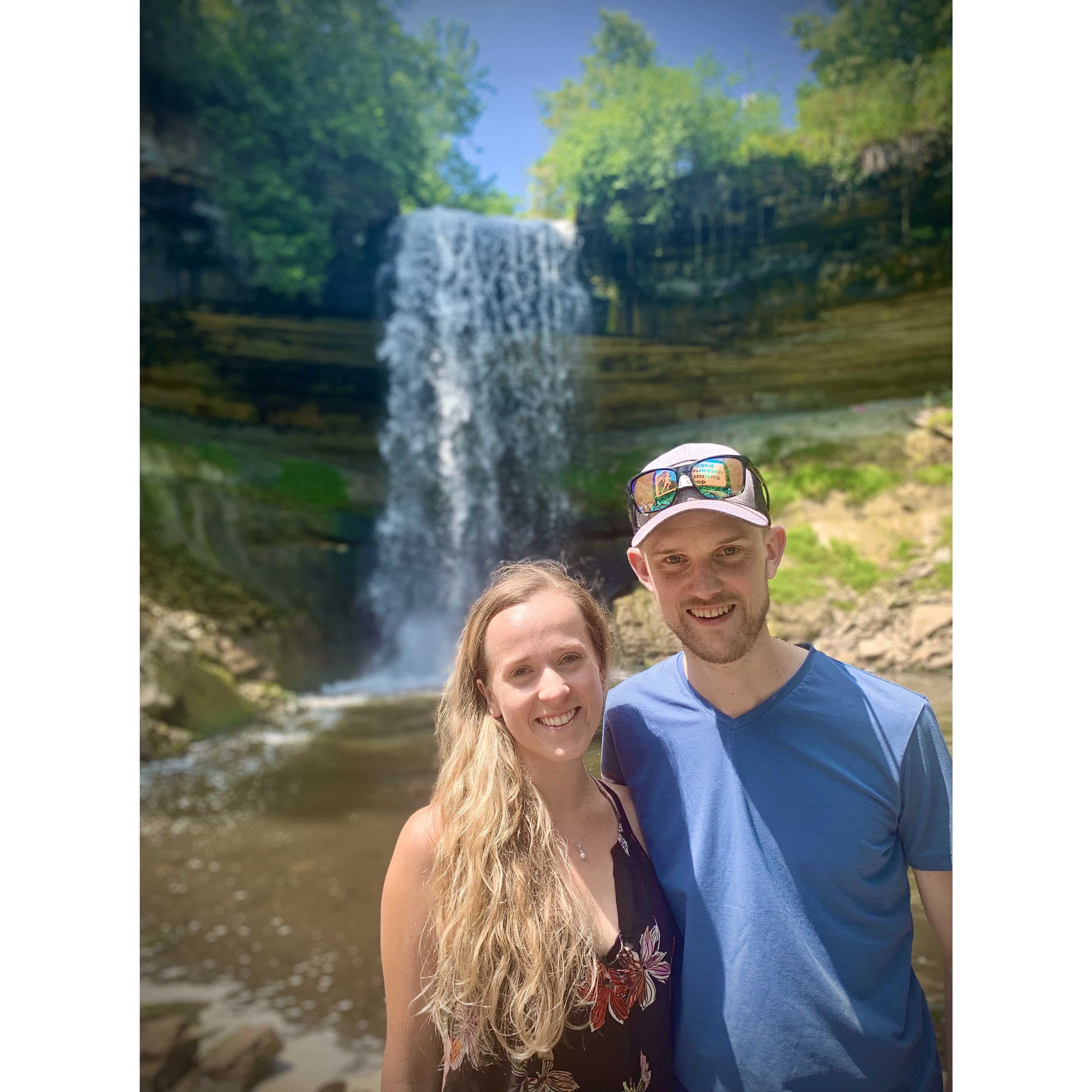 Minnehaha falls.