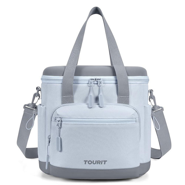 TOURIT Insulated Cooler Bag: 20 Cans Soft Cooler Bag Portable Leakproof Lunch Cooler Beach Travel Picnic Camping