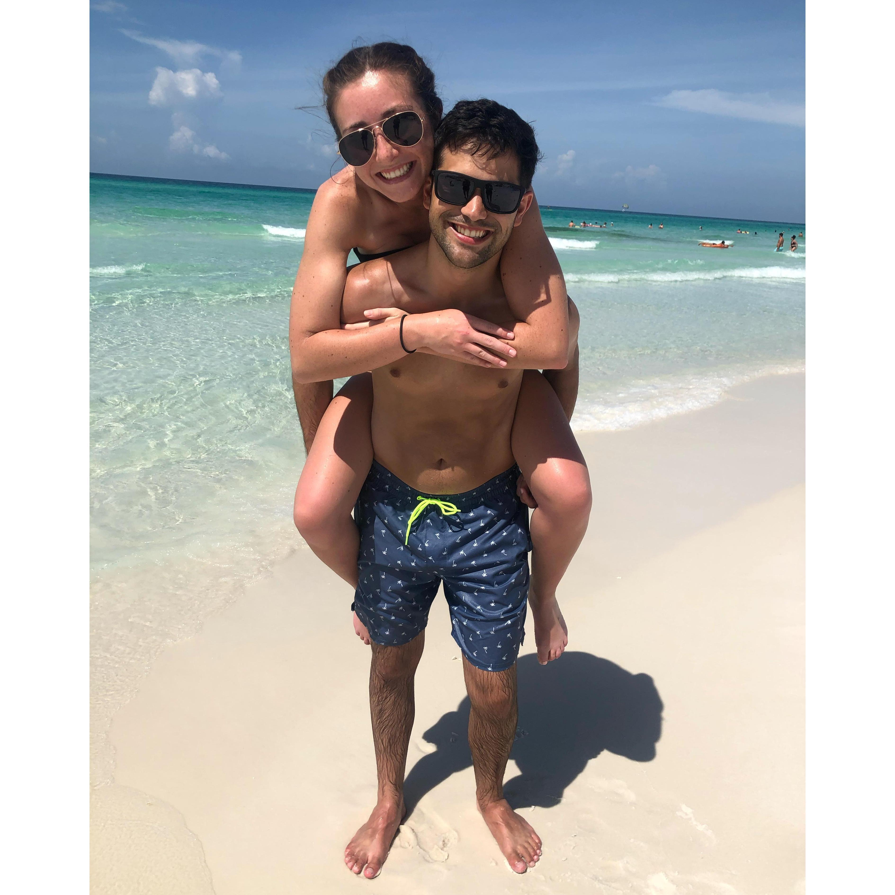 beach trip with the Johnson family- June 2020