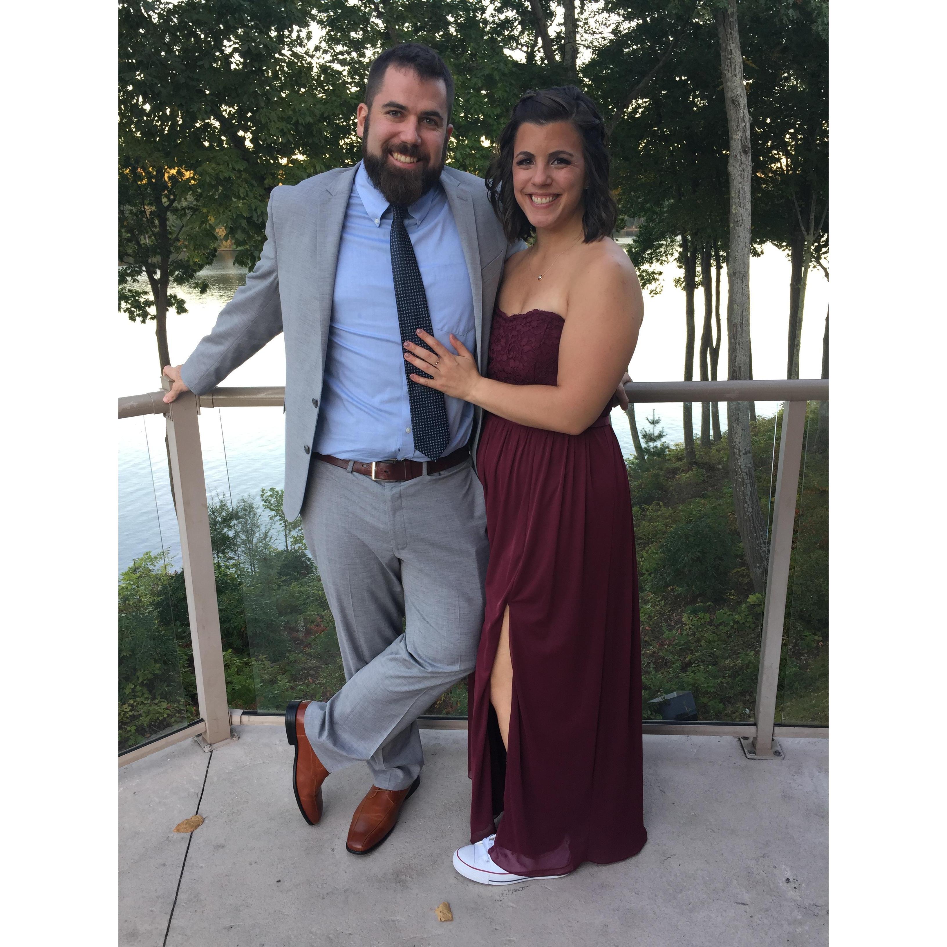 Steve's first trip to Connecticut for Cena's wedding!