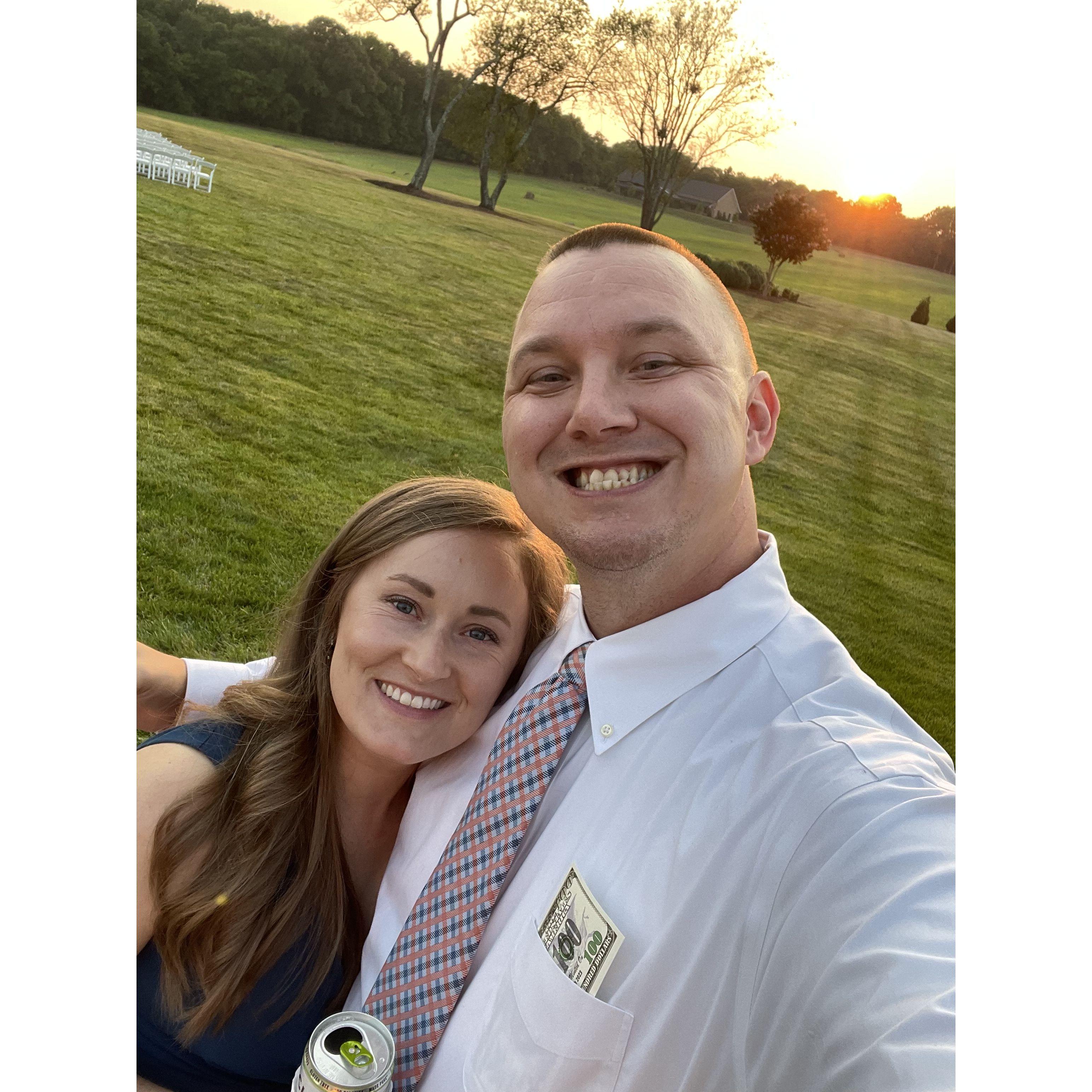 First wedding - congrats Heather and Andrew!