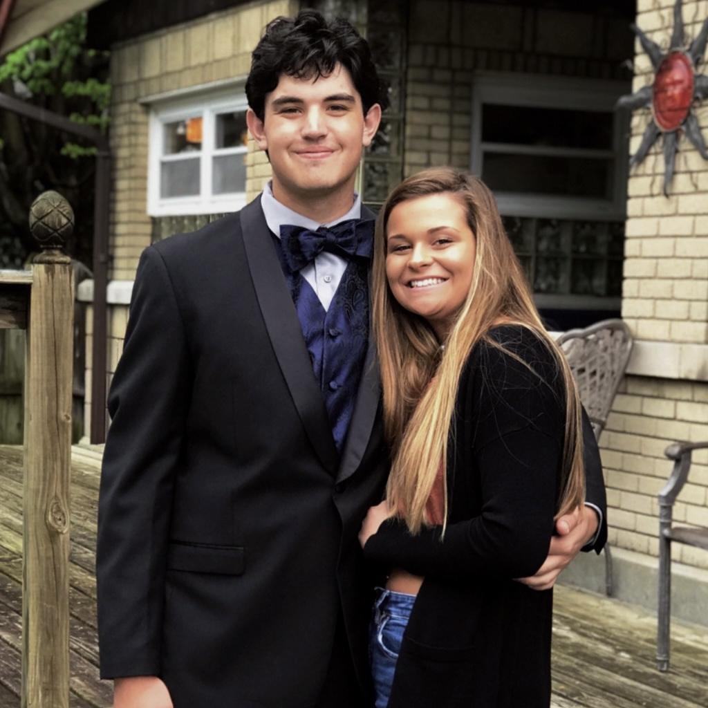 Cole's senior prom in 2019.