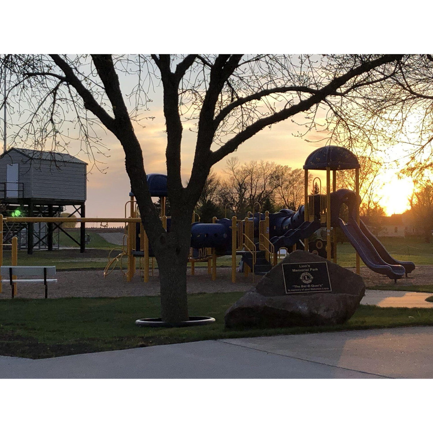 The park outside of the Wabasso Community Center