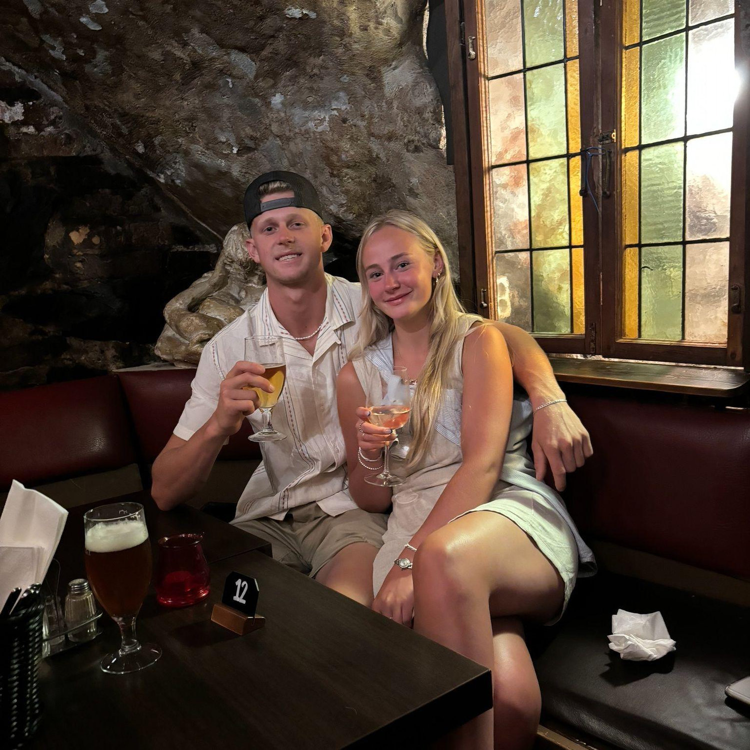 Wine in a ancient dungeon in Sweden