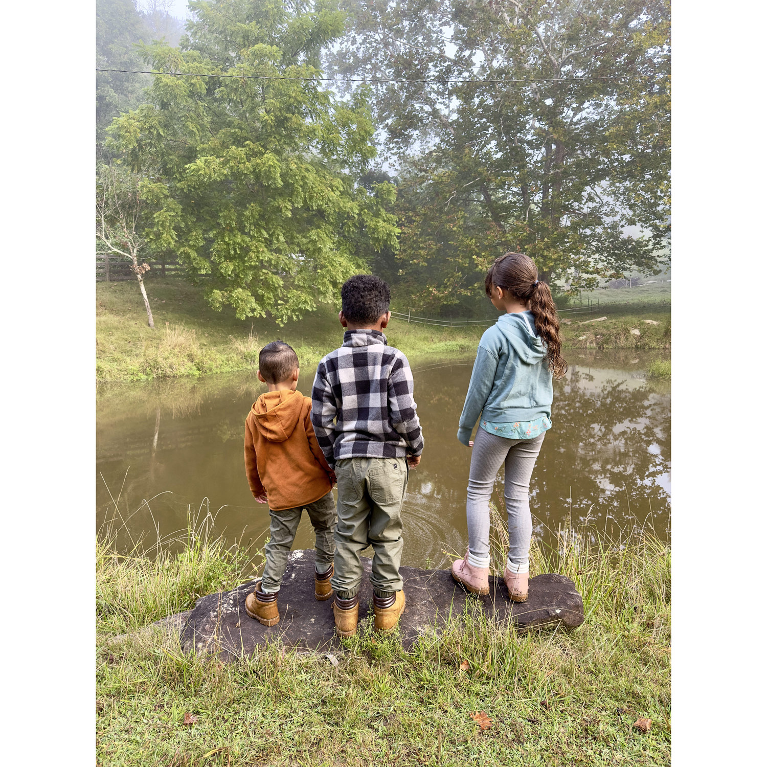 All the kids country camping