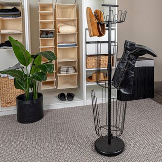 3-Tier Revolving Boot Storage Tree