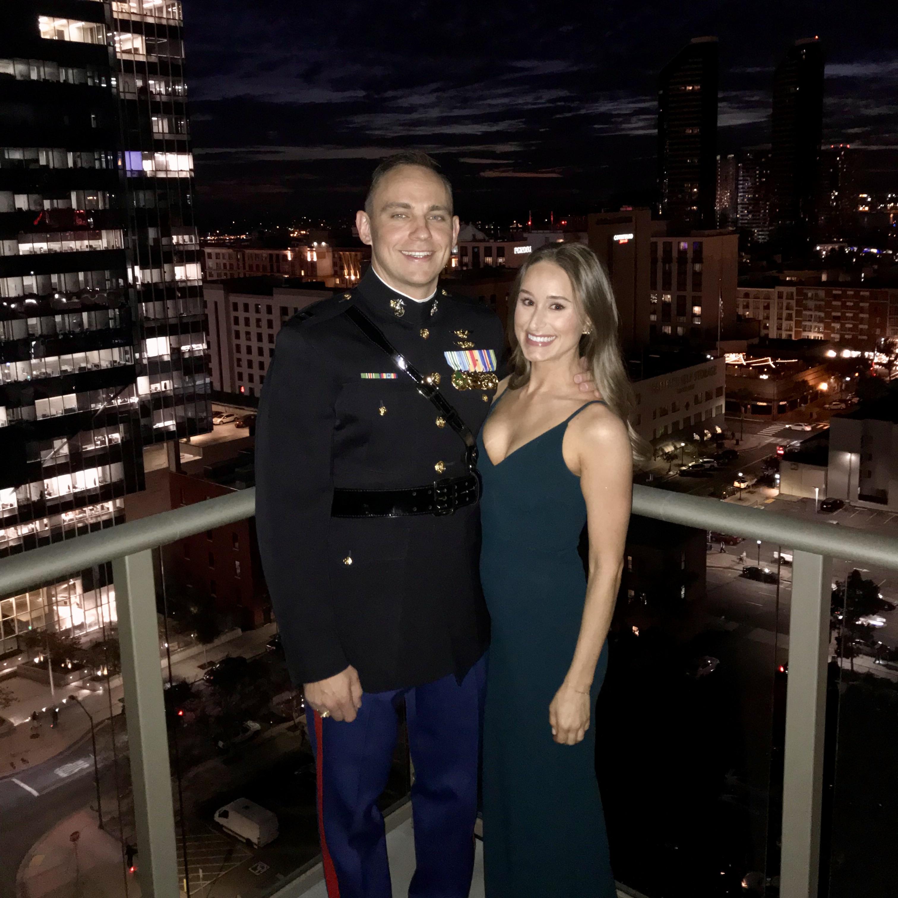 First Marine Corps Ball together