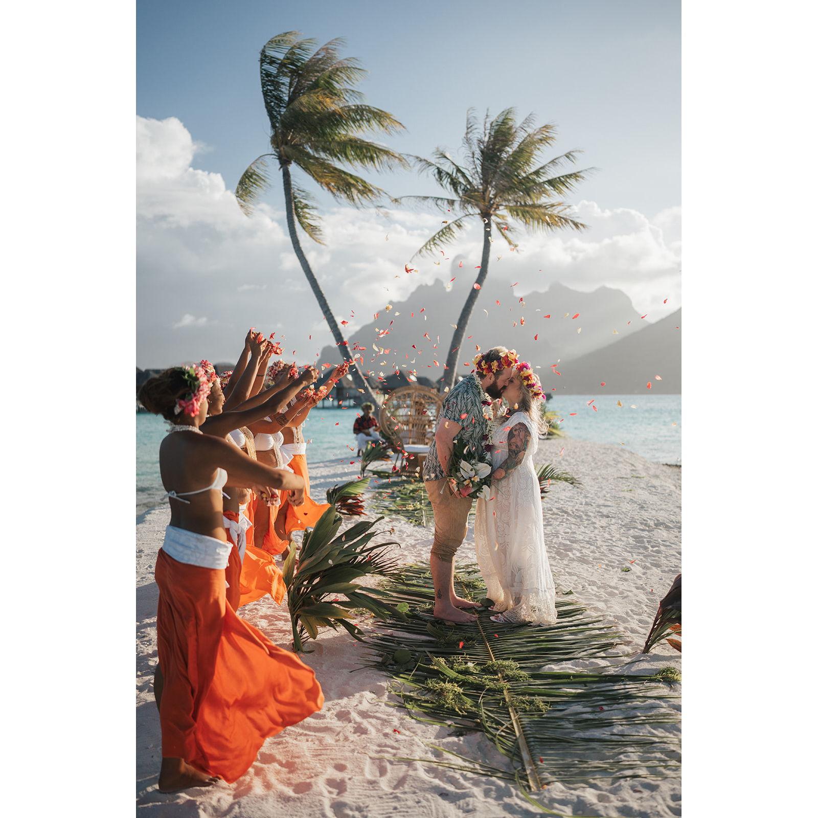 flower petal sendoff