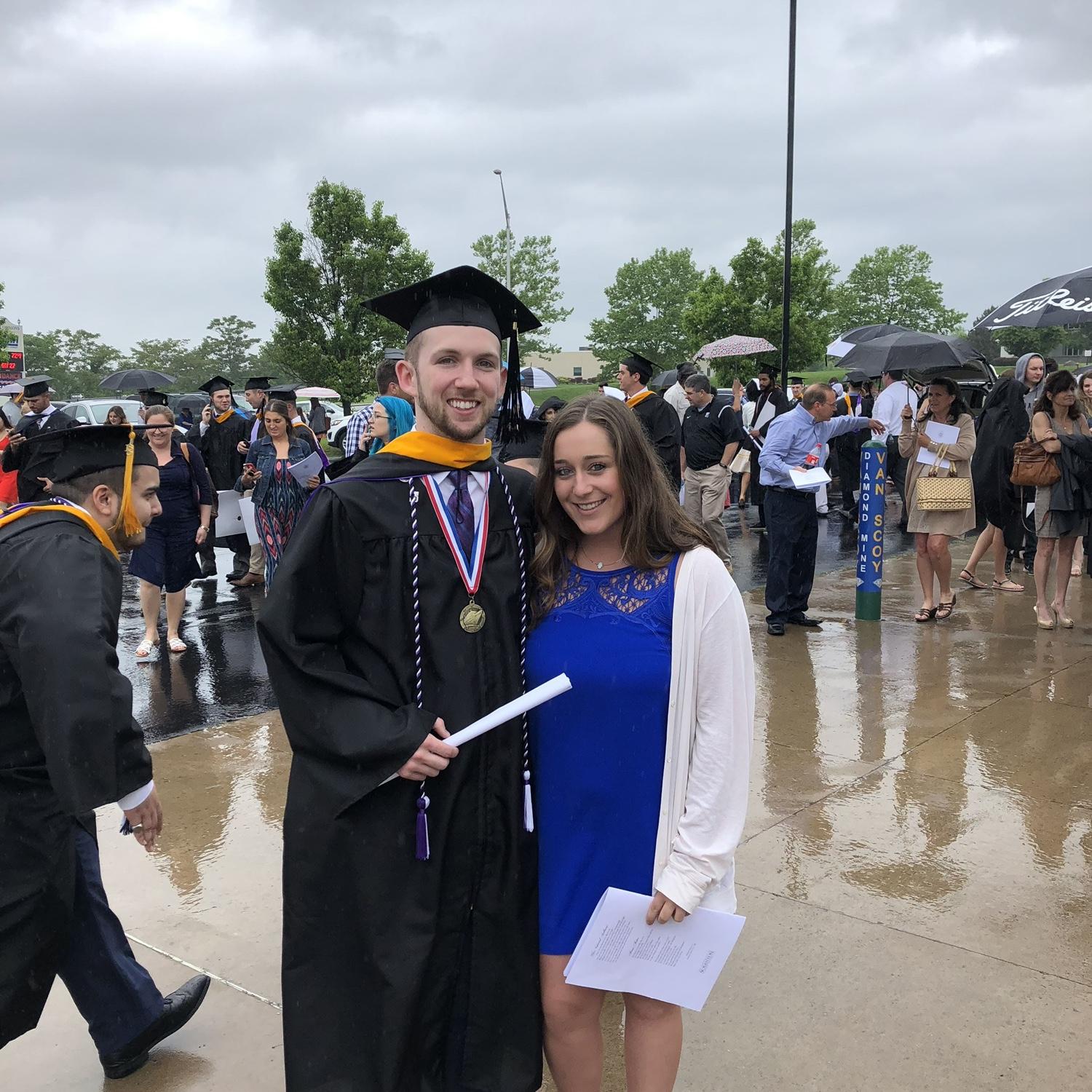 Tommy’s University of Scranton graduation