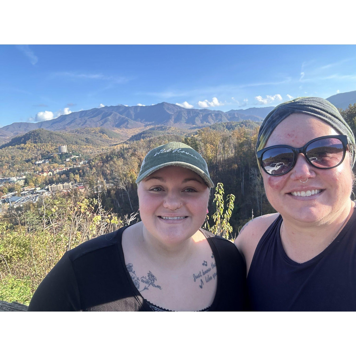 Spending time in Gatlinburg for Tea's brother's proposal!