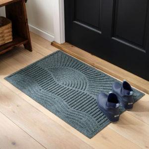 Everyspace Recycled Waterhog Doormat, Sunrise (Medium, Green)
