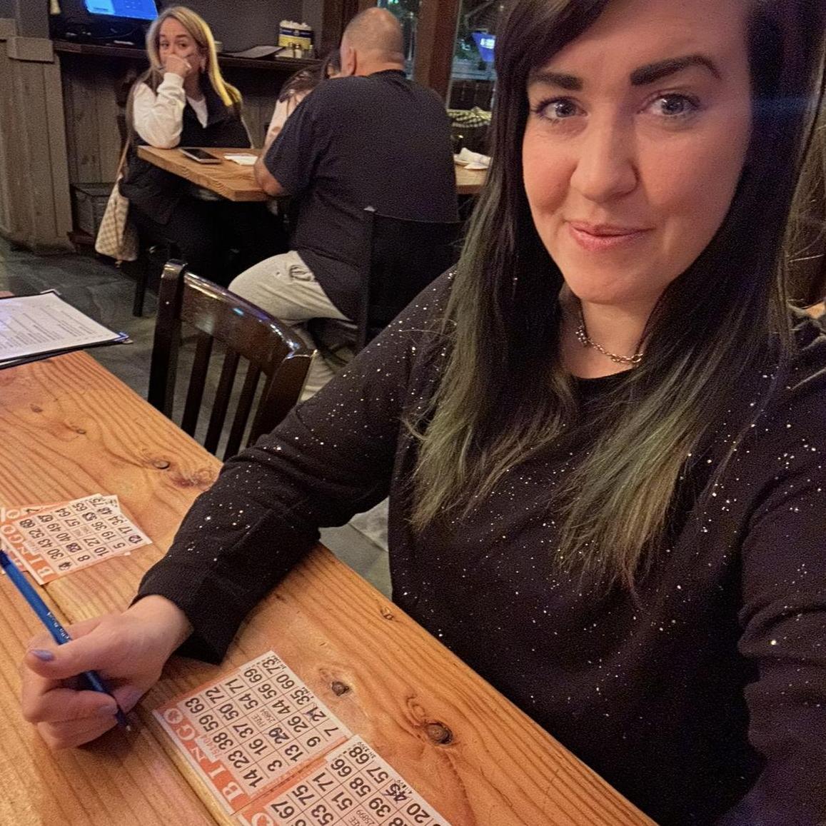 We attempted a trivia night.. needless to say we did not win the trivia or the bingo!!