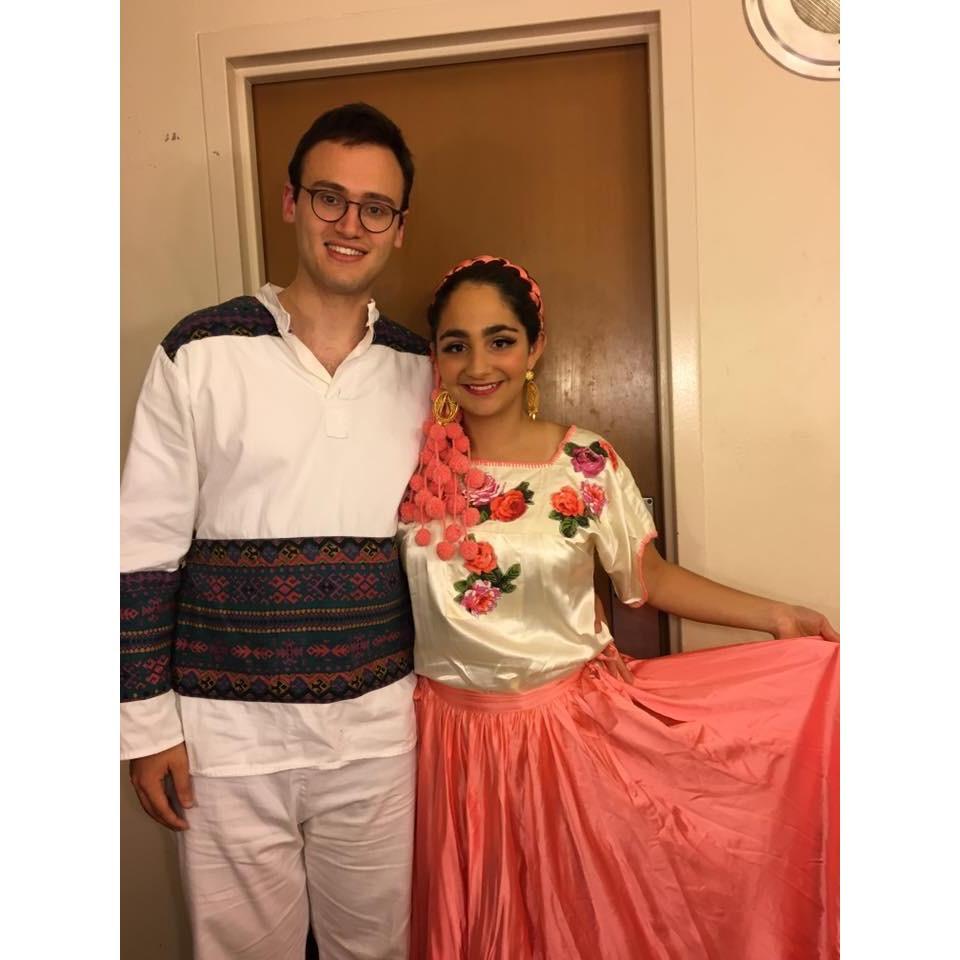 We danced together at the Ballet Folklorico Final Recital