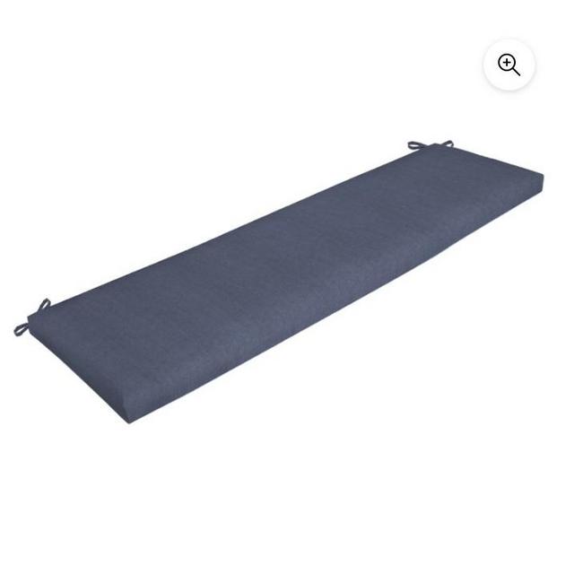 Mainstays Navy Bench Cushion