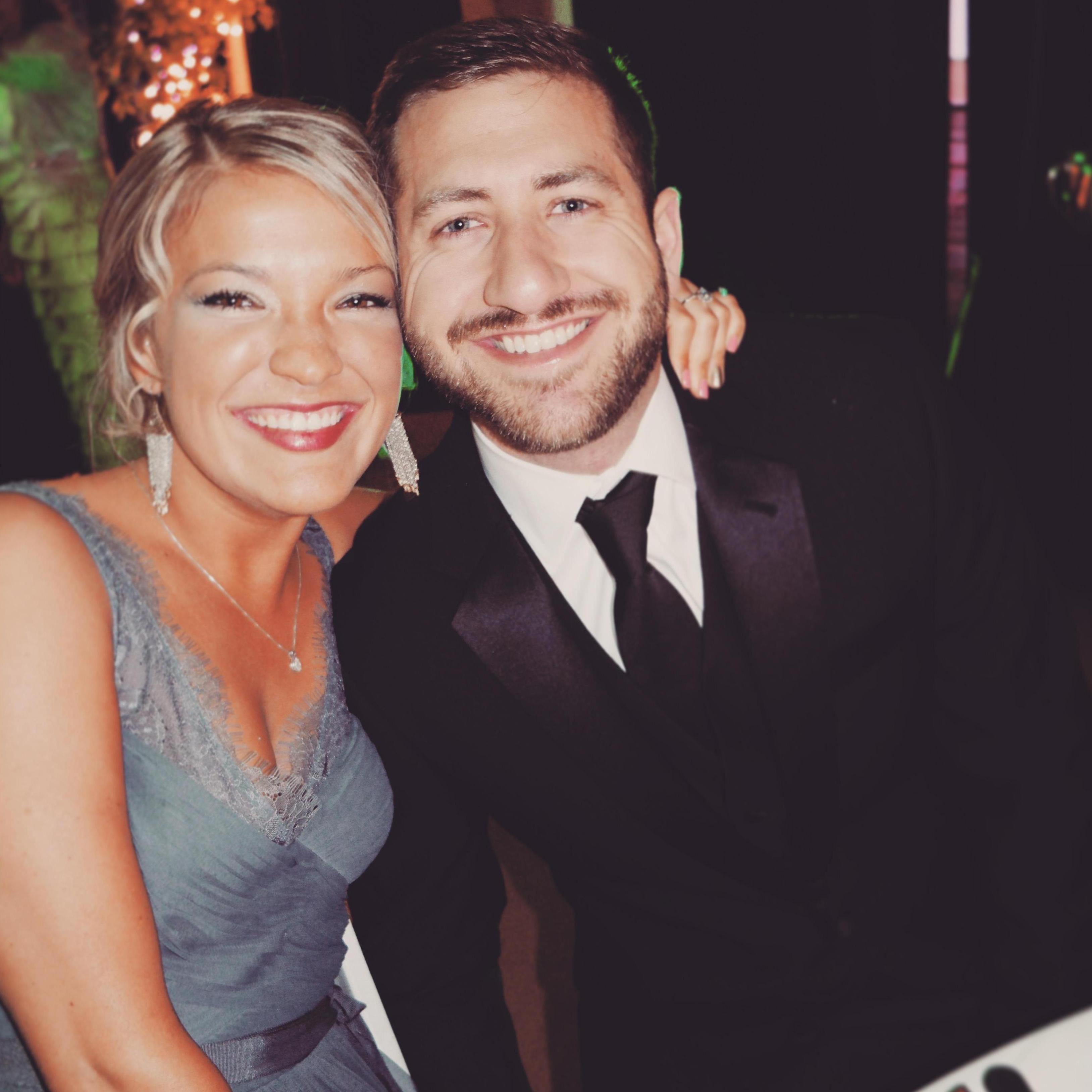 We enjoy getting fancy together!