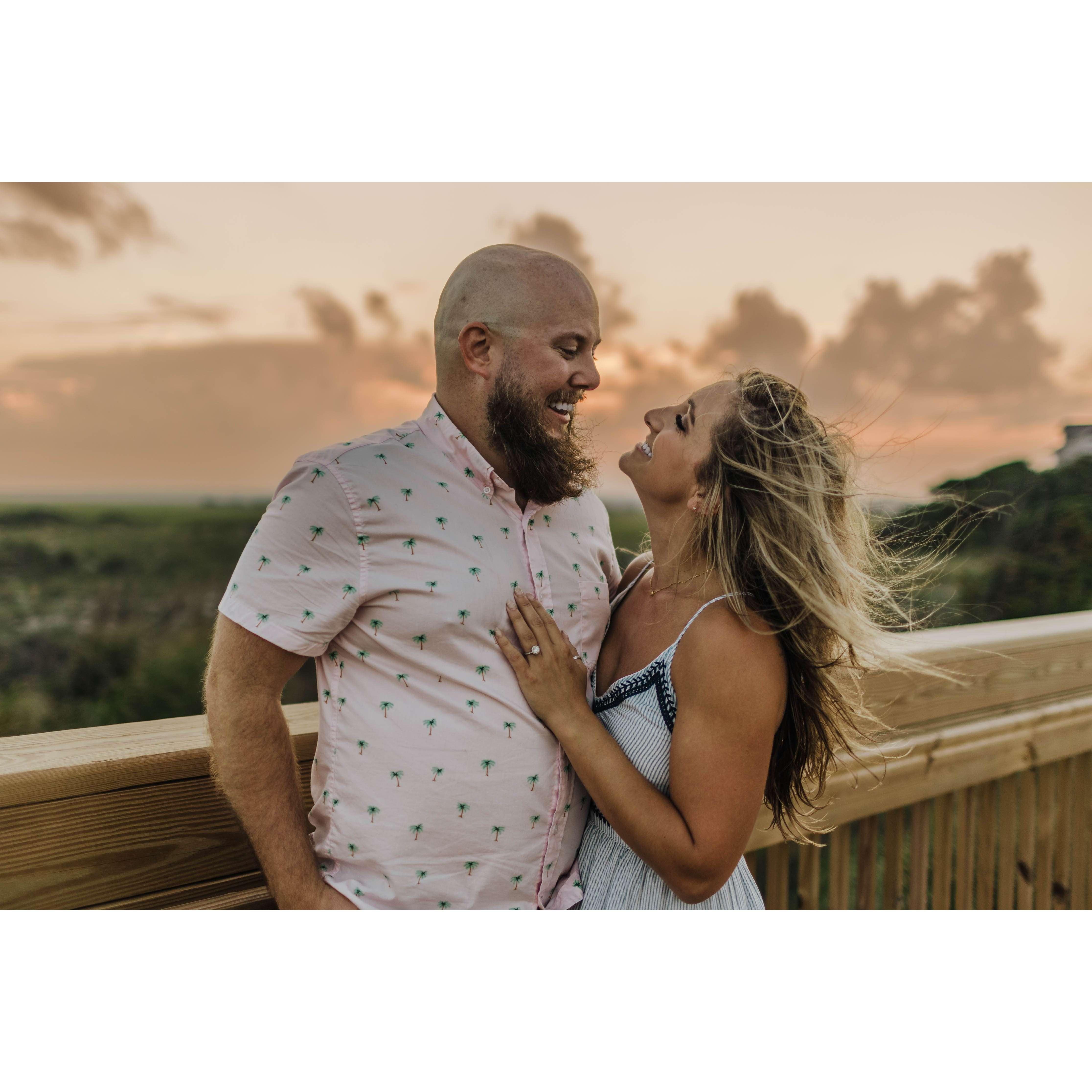 Engagement Photos at Sunset Beach